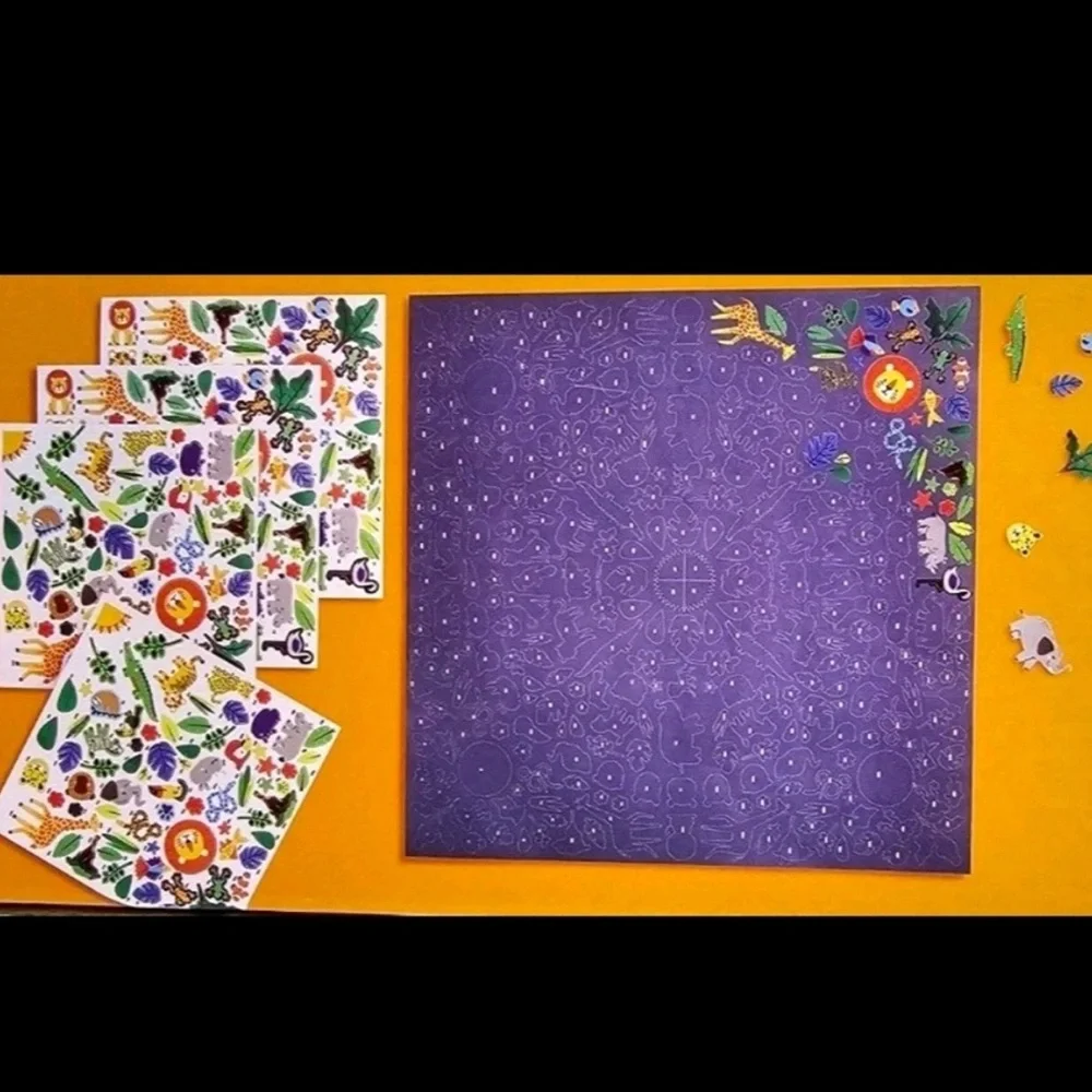NEW - Mondo Llama Kaleidoscopic Animal Poster Kit - SET OF TWO FREE SHIPPING